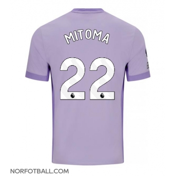 Billige Fotballdrakt Brighton Kaoru Mitoma #22 Replika Bortedrakt 2025-26 Kortermet